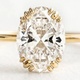 Oval Cut Vintage-Inspired Moissanite Ring